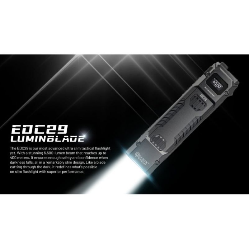 Nitecore EDC29 NiteLab UHi2 6500 Lumen Flashlight