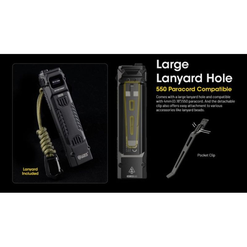 Nitecore EDC29 NiteLab UHi2 6500 Lumen Flashlight