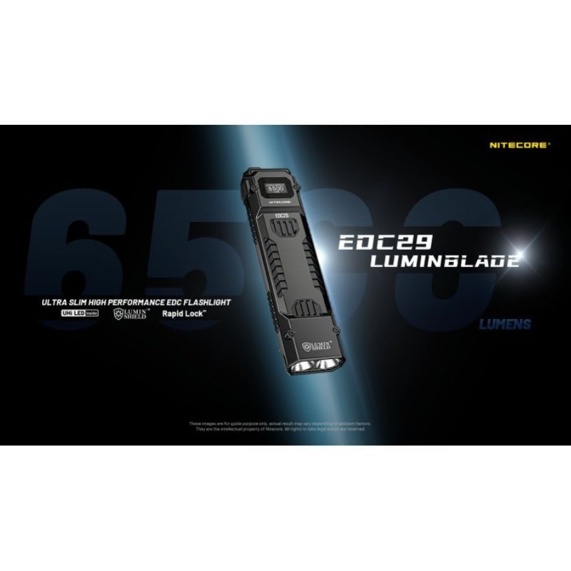 Nitecore EDC29 NiteLab UHi2 6500 Lumen Flashlight
