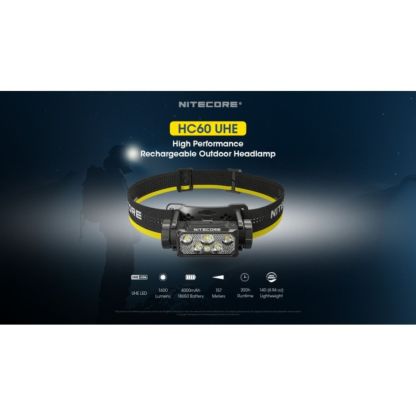 Nitecore HC60 UHE 1600 Lumen Headlamp