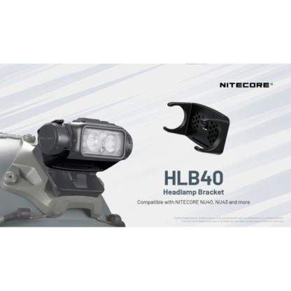 Nitecore HLB20, HLB30, HLB40, HLB50 Helmet Headlamp Bracket