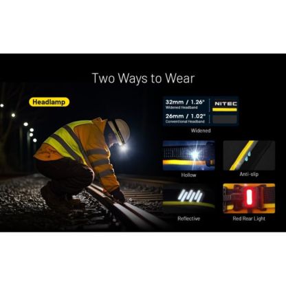 Nitecore HU2000 NiteLab UHE 2000 Lumen Headlamp