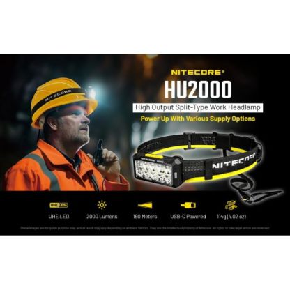 Nitecore HU2000 NiteLab UHE 2000 Lumen Headlamp