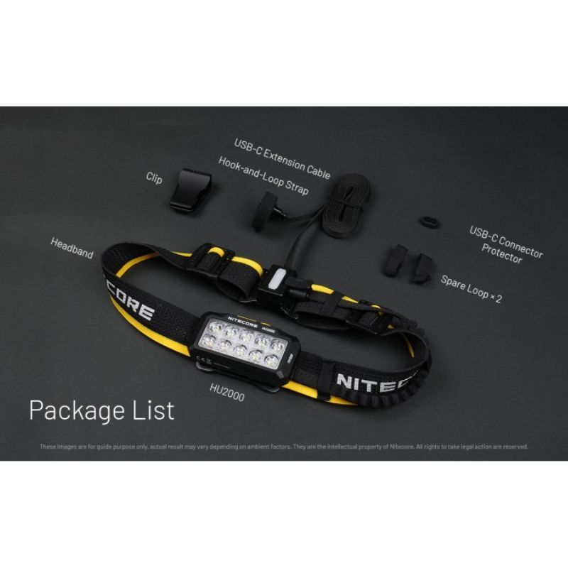 Nitecore HU2000 NiteLab UHE 2000 Lumen Headlamp
