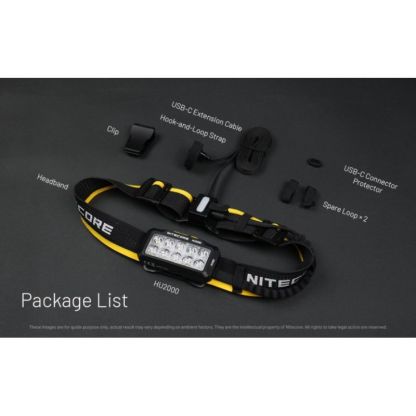 Nitecore HU2000 NiteLab UHE 2000 Lumen Headlamp