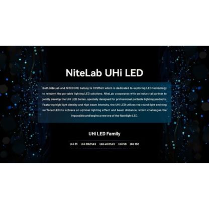 Nitecore MH40 Pro Nitelab UHi 3500 Lumen Flashlight