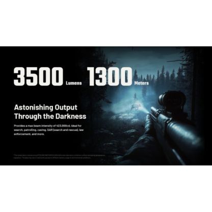 Nitecore MH40 Pro Nitelab UHi 3500 Lumen Flashlight