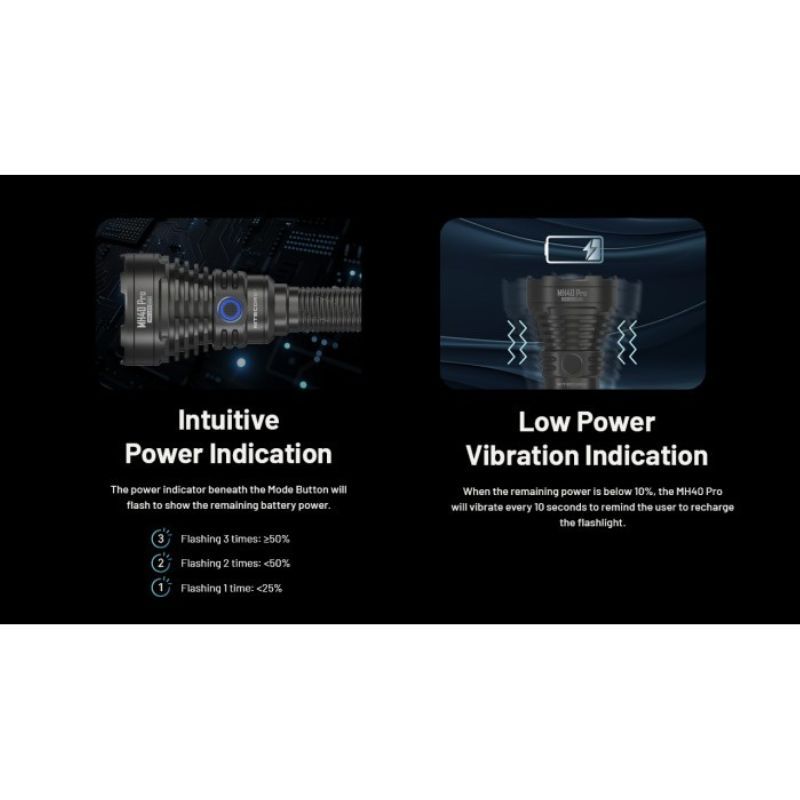 Nitecore MH40 Pro Nitelab UHi 3500 Lumen Flashlight