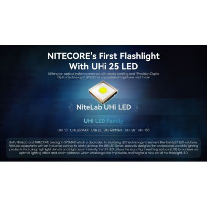 Nitecore MT1A Pro NiteLab UHi 25 800 Lumen Flashlight