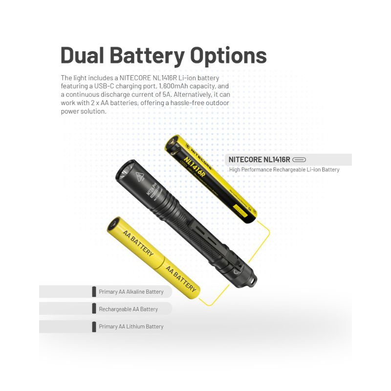 Nitecore MT2A Pro NiteLab UHi 1000 Lumen Flashlight
