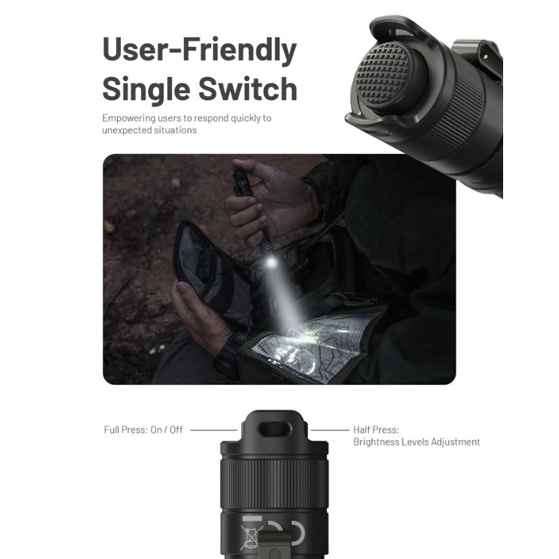 Nitecore MT2A Pro NiteLab UHi 1000 Lumen Flashlight