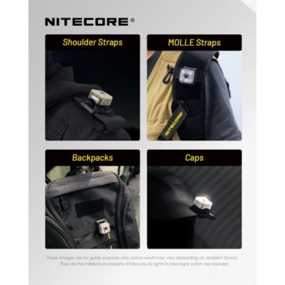 Nitecore NSC10 Shoulder Clip for NU06/NU07 and EMR05/EMR06