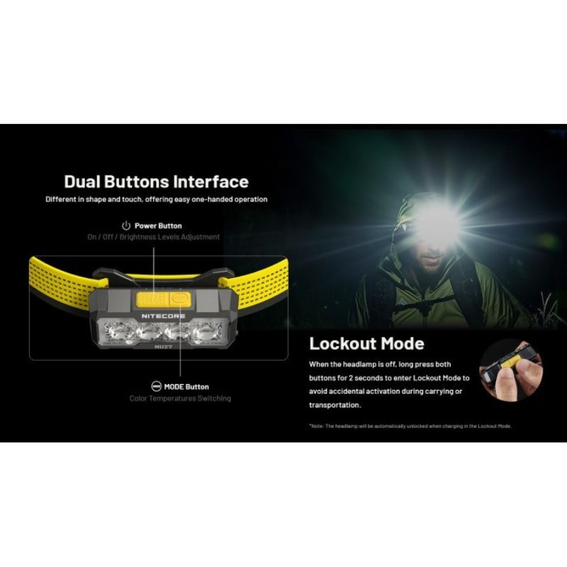 Nitecore NU27 NiteLab MCT UHE LED 600 Lumen Flashlight