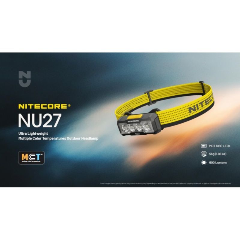 Nitecore NU27 NiteLab MCT UHE LED 600 Lumen Flashlight