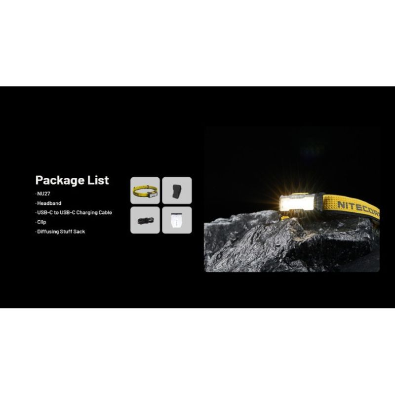 Nitecore NU27 NiteLab MCT UHE LED 600 Lumen Flashlight