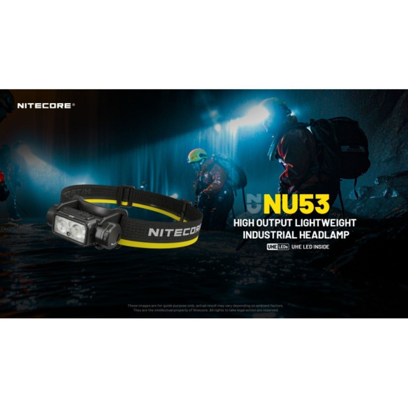 Nitecore NU53 1800 Lumen Spotlight + Floodlight Headlamp