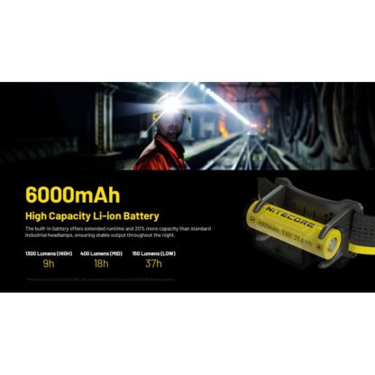 Nitecore NU53 1800 Lumen Spotlight + Floodlight Headlamp