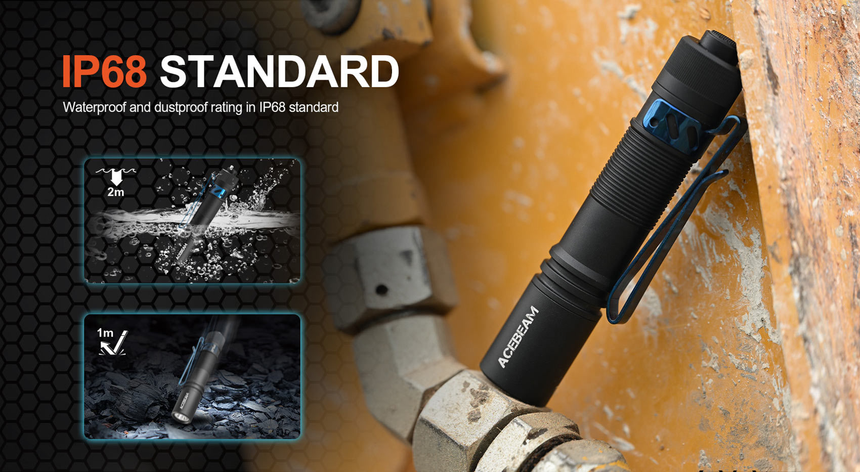 Acebeam Pokelit AA 550 Lumens EDC Flashlight