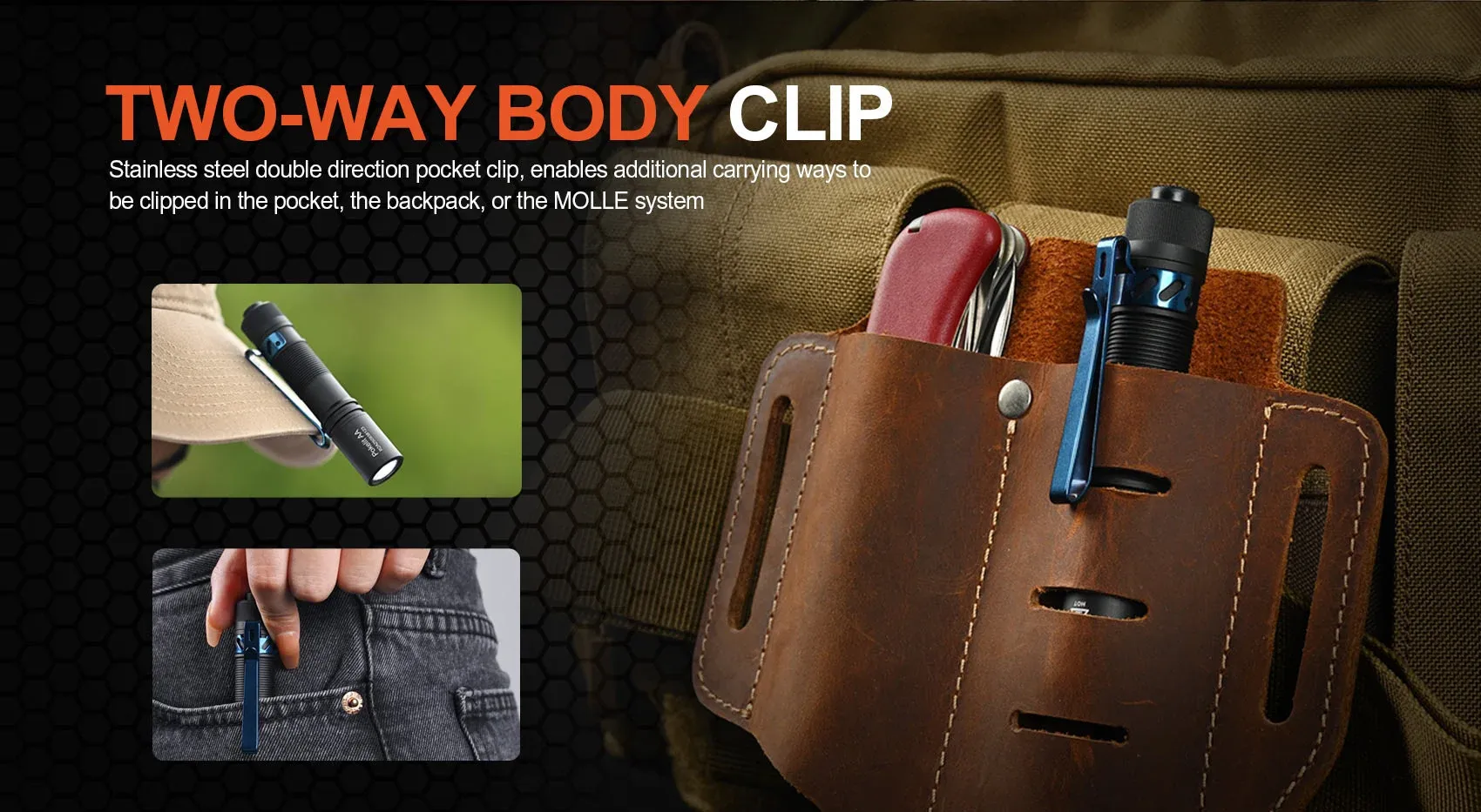 Acebeam Pokelit AA 550 Lumens EDC Flashlight