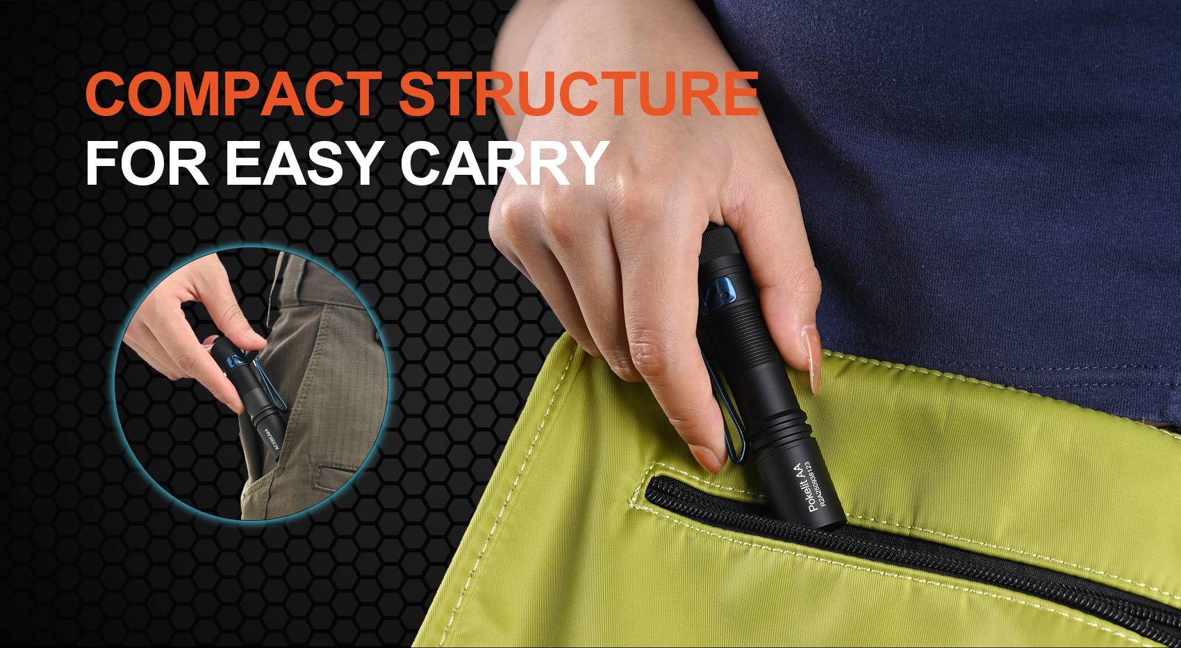 Acebeam Pokelit AA 550 Lumens EDC Flashlight