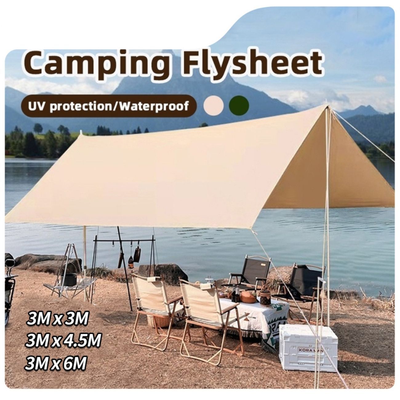 RNR 3 x 6 with Tent Pole Flysheet