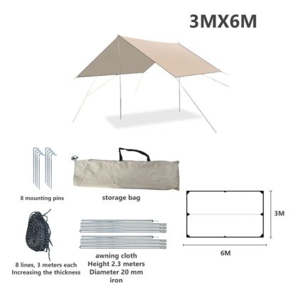 RNR 3 x 6 with Tent Pole Flysheet