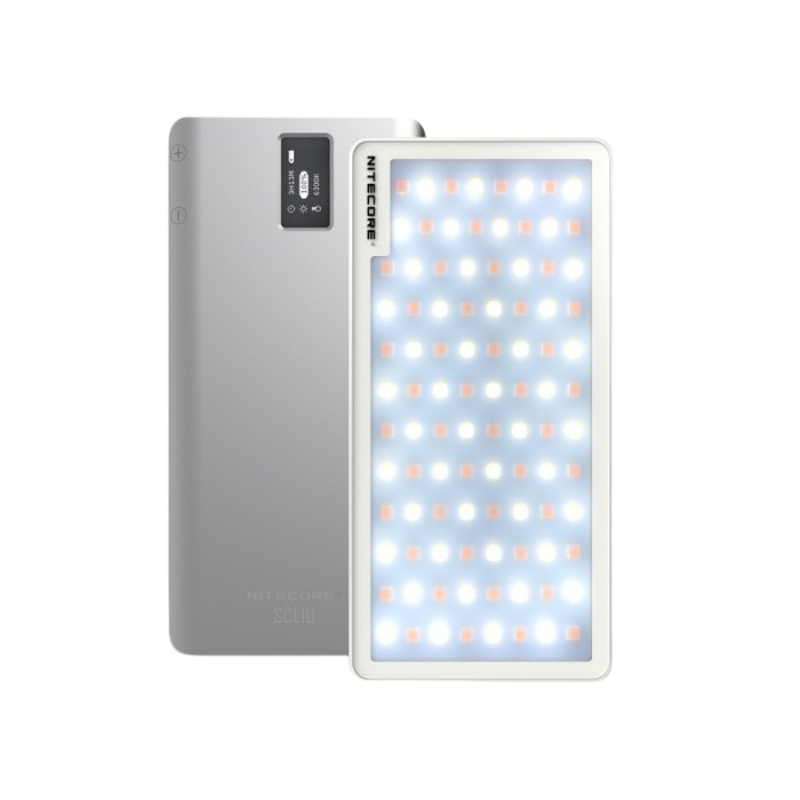 Nitecore SCL10 800L High CRI 2-in-1 Smart Camera Light & 10000mAh Power Bank