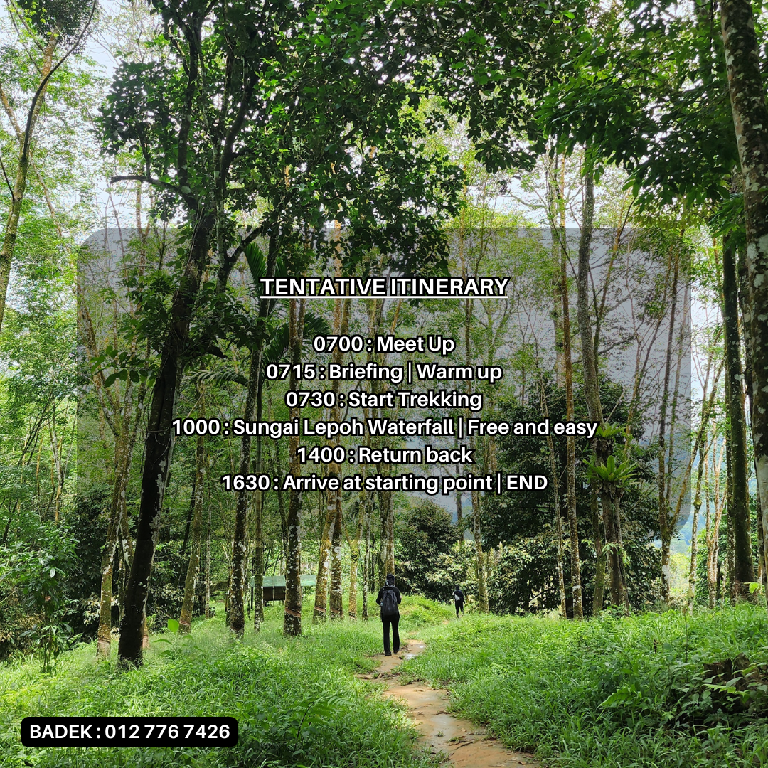 WATERFALL TREKKING: Lepoh Waterfall