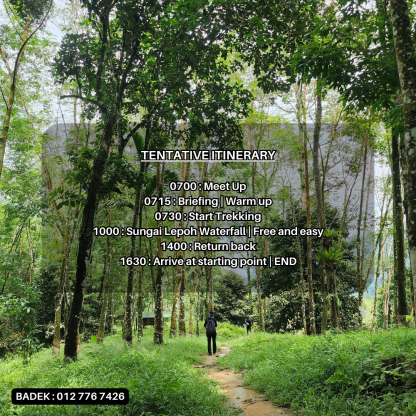 WATERFALL TREKKING: Lepoh Waterfall