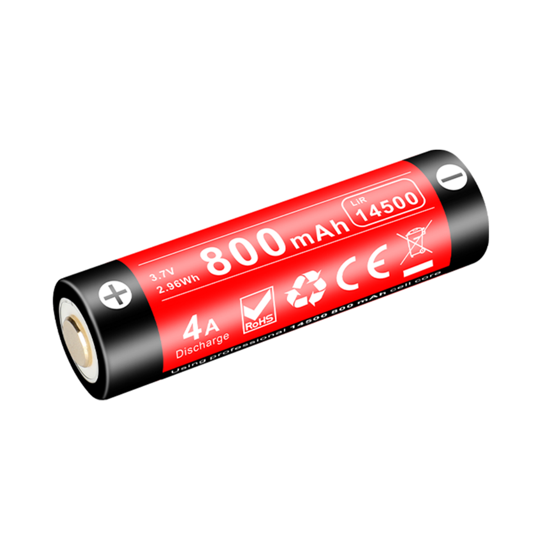 Klarus 14GT-80UR 14500 800mAh 3.7V Li-ion Rechargeable Battery 