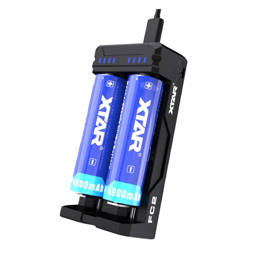 Xtar FC2 Dual Input Li-ion Portable USB Battery Charger