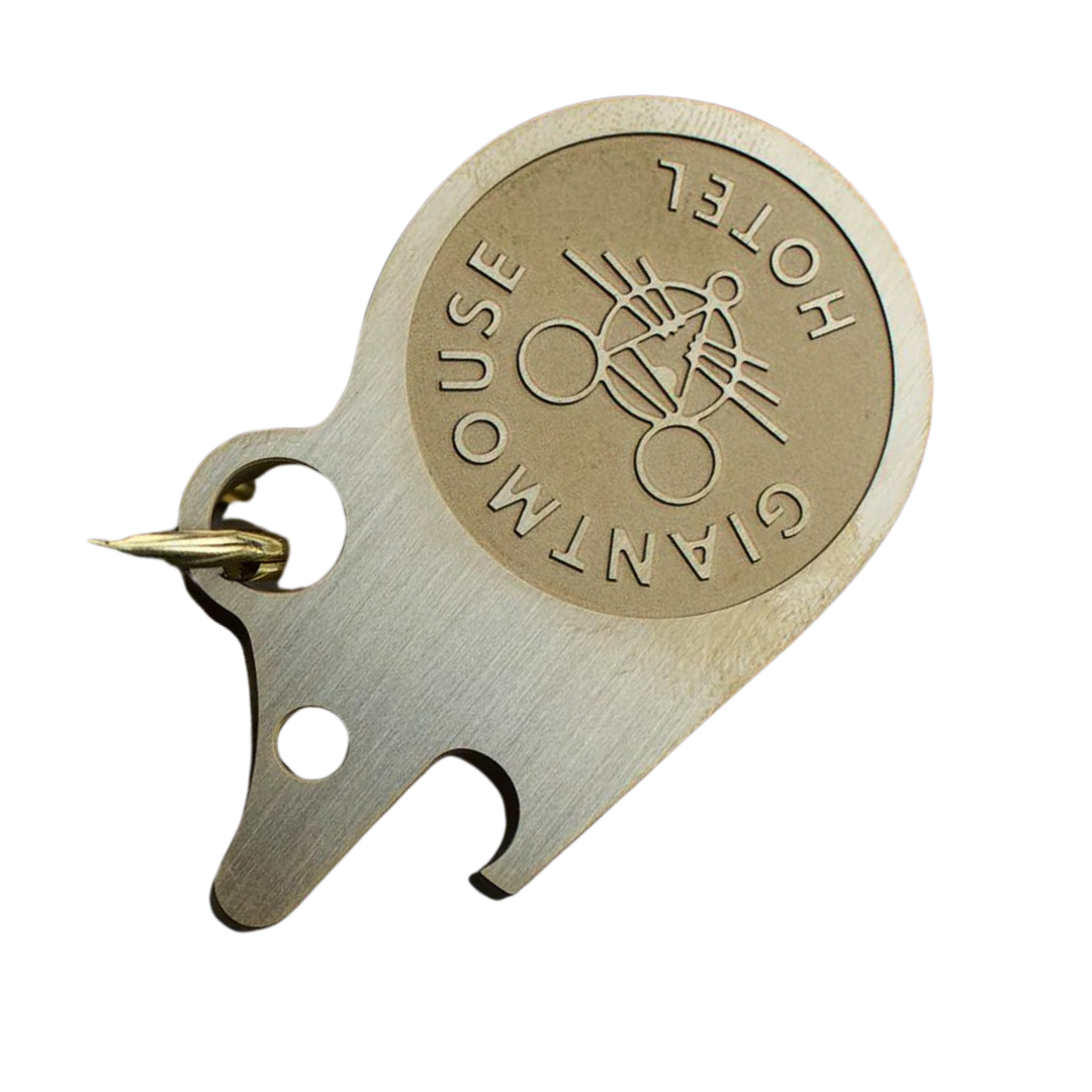 Giantmouse Brass Mouse Key Fob Caplifter