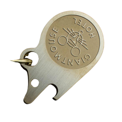 Giantmouse Brass Mouse Key Fob Caplifter