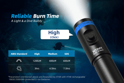 XTAR MiniSuper D20 Press Diving Light