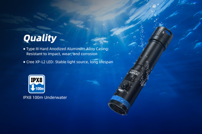 XTAR MiniSuper D20 Press Diving Light