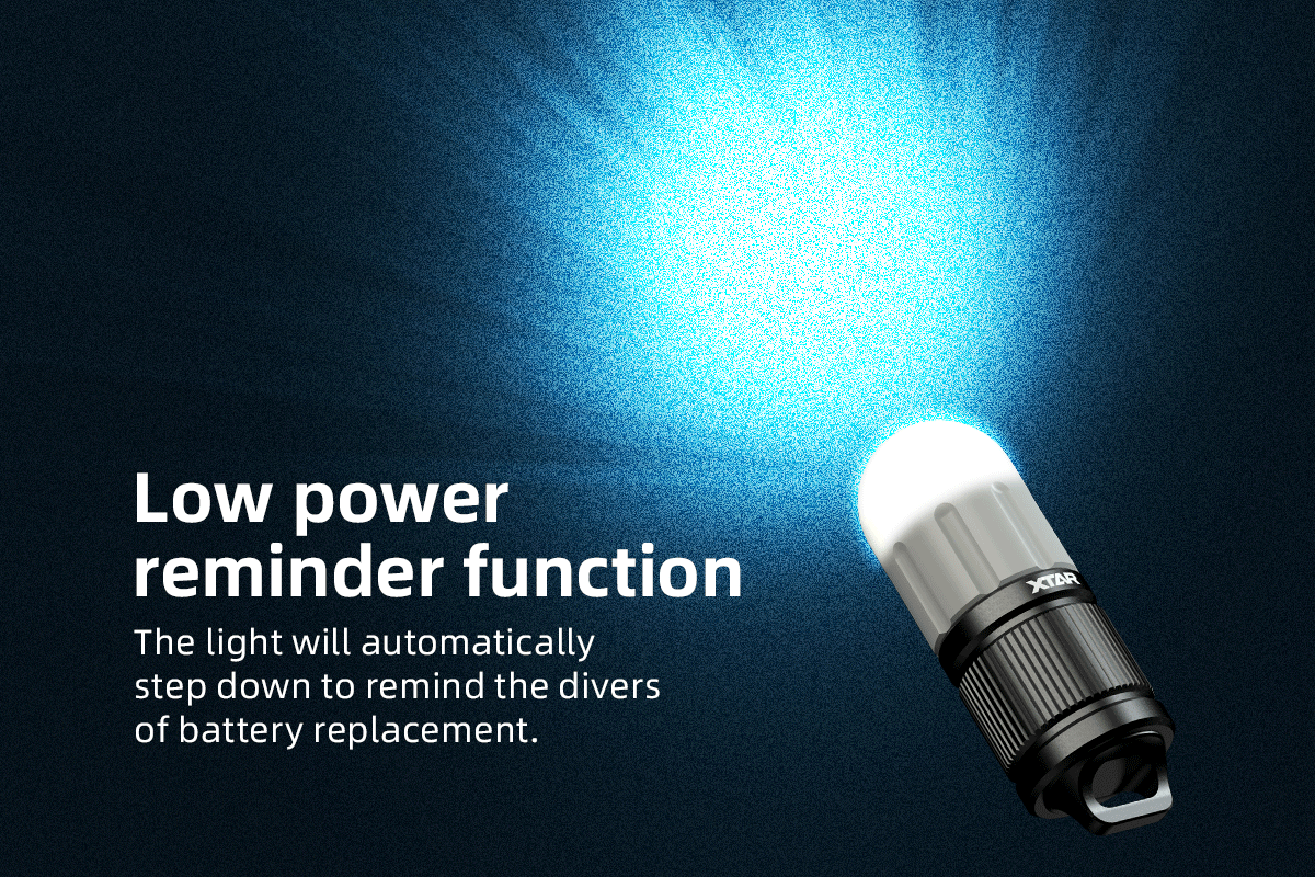 XTAR SD1 RGBW 4-Colour Mini Dive Beacon