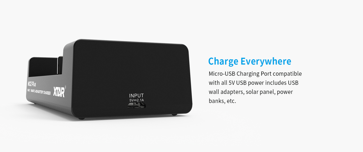 Xtar MC2 Plus USB Battery Charger
