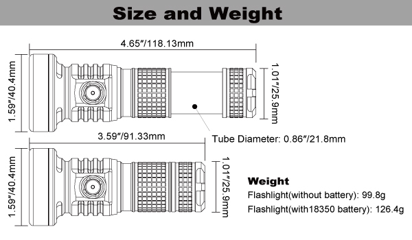 Manker MC13 II Rechargeable Flashlight 2000 Lumens