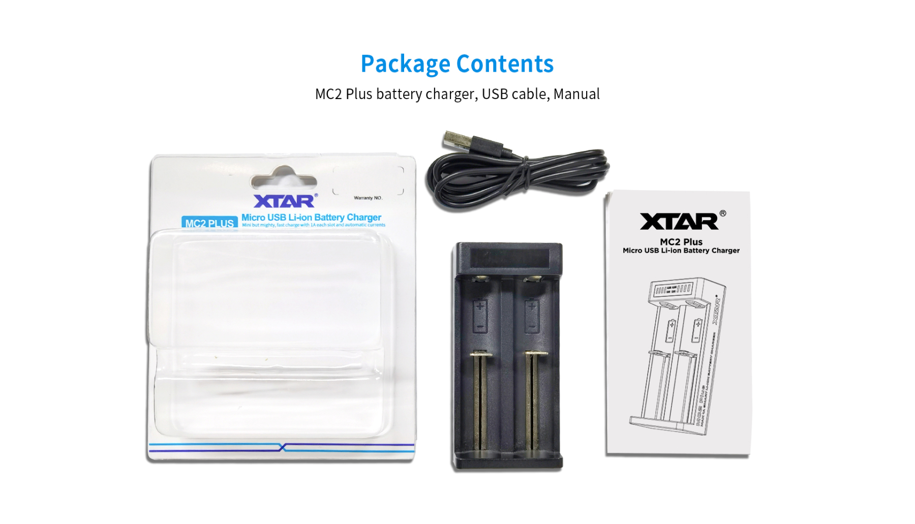Xtar MC2 Plus USB Battery Charger