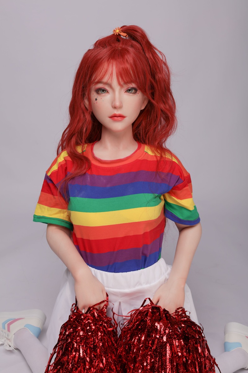 Poppy- Realistic Red hair TPE Silicone Head Sex Doll