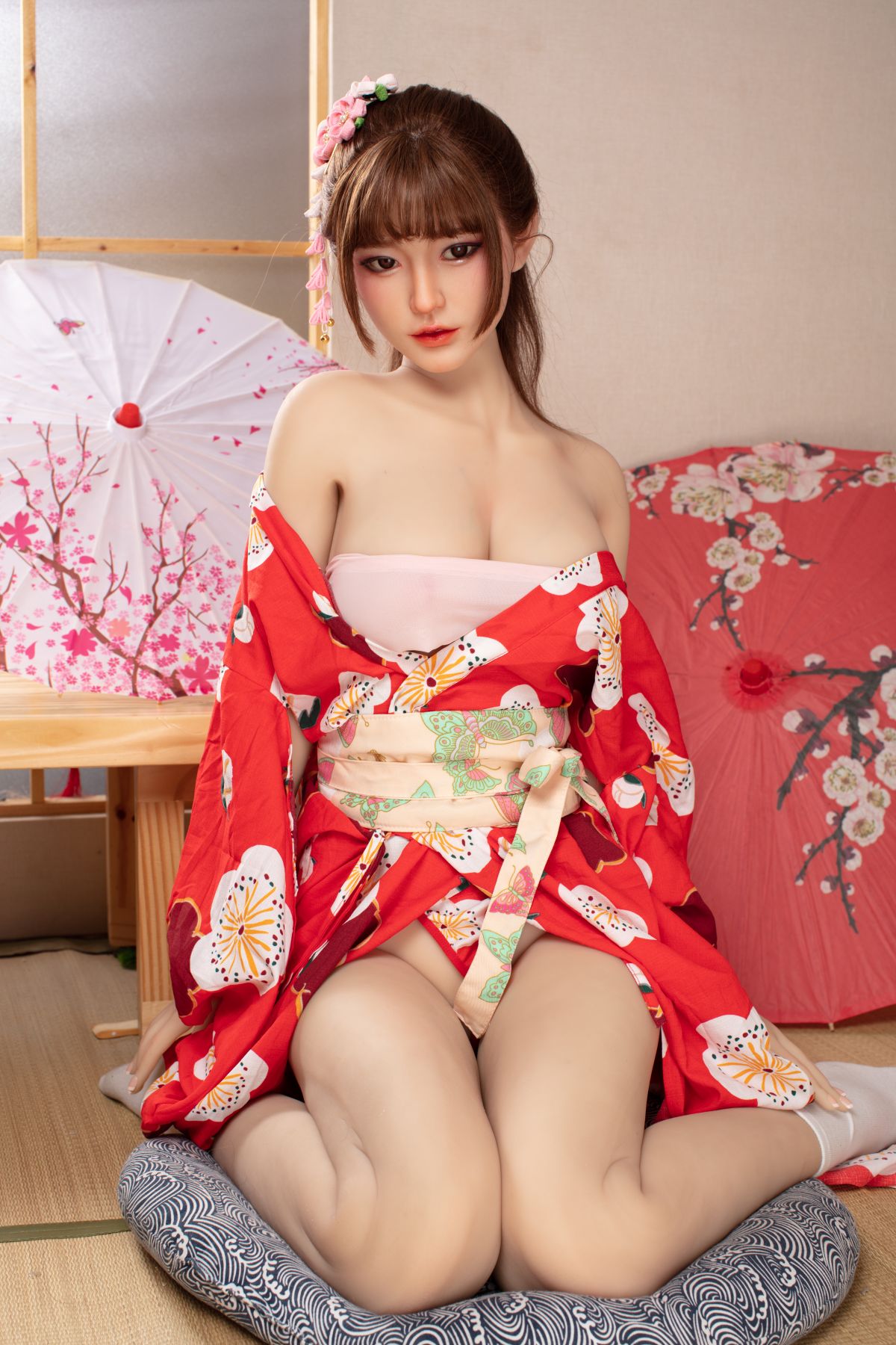 Nomi-160CM Asian Girl TPE Silicone Head Sex Doll In US Stock