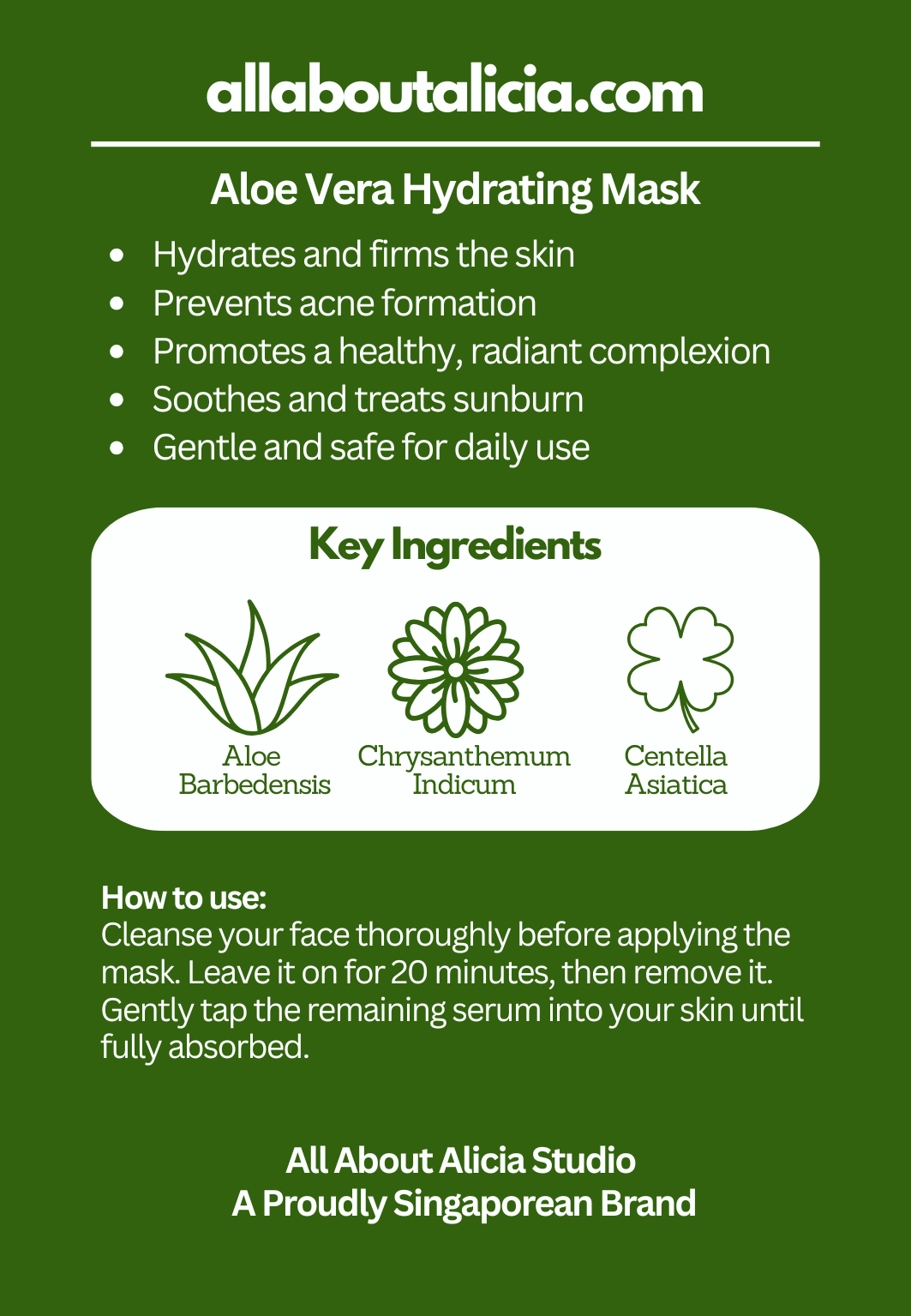 Aloe Vera Hydrating Mask