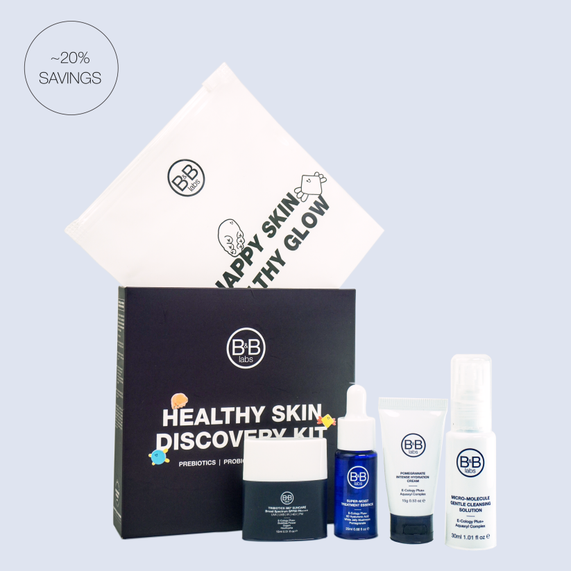 Healthy Skin Discovery Kit Complete Travel Kit B&B Labs Microbiome