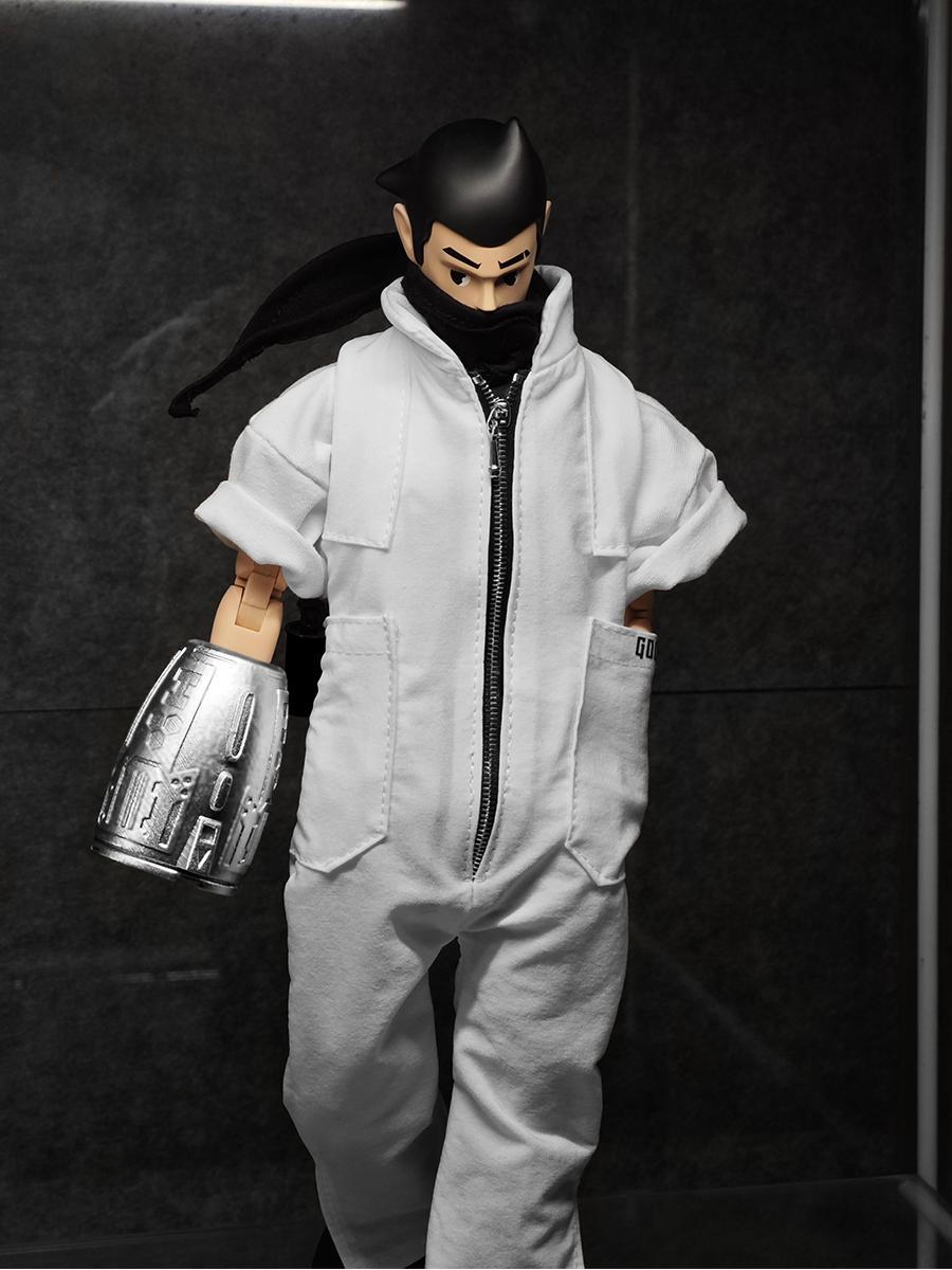 GOON Original 1/6 Trendy Fashion White Jumpsuit Male Soldier Adam Futuristic Astronauts Movable Doll
