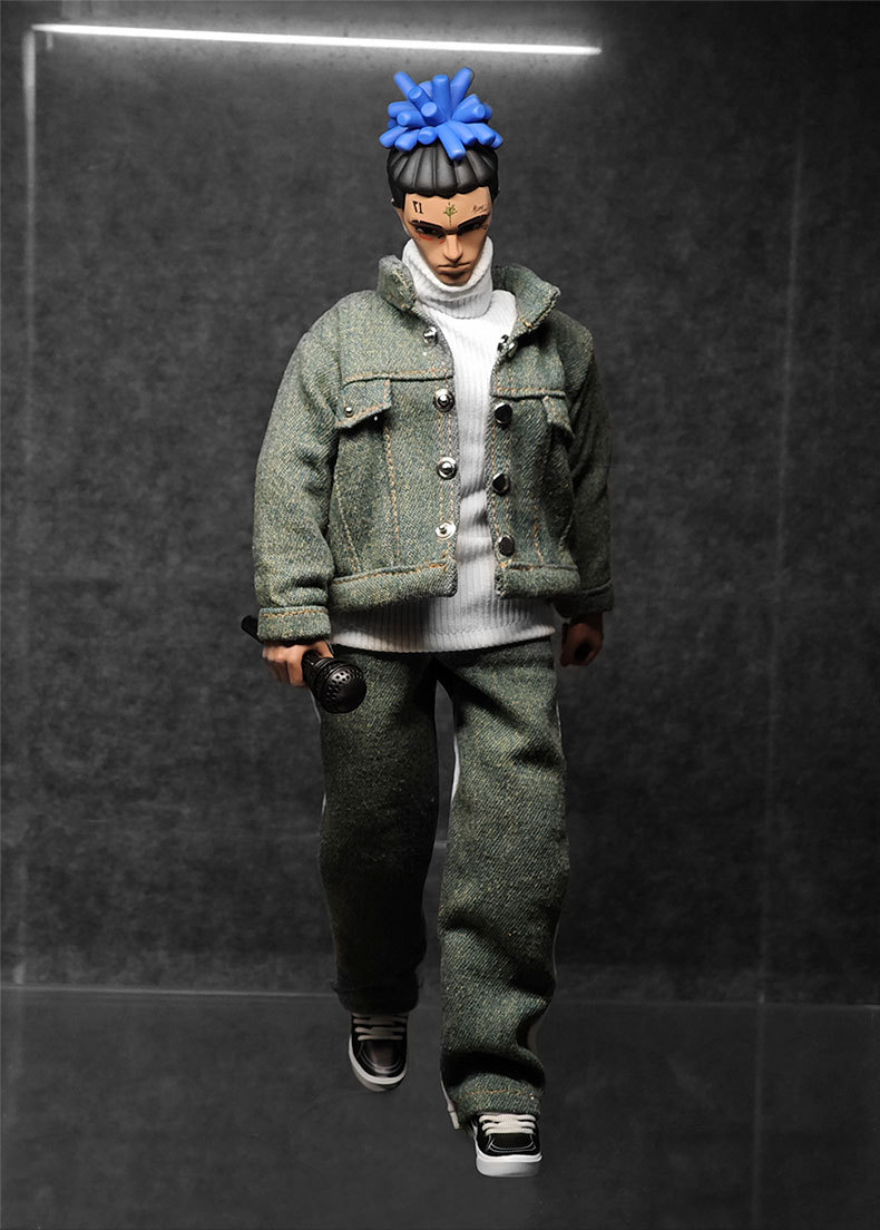 XXX Luxury Version Action Figure with Double Hairstyles and Snorlax Backpack & Wing