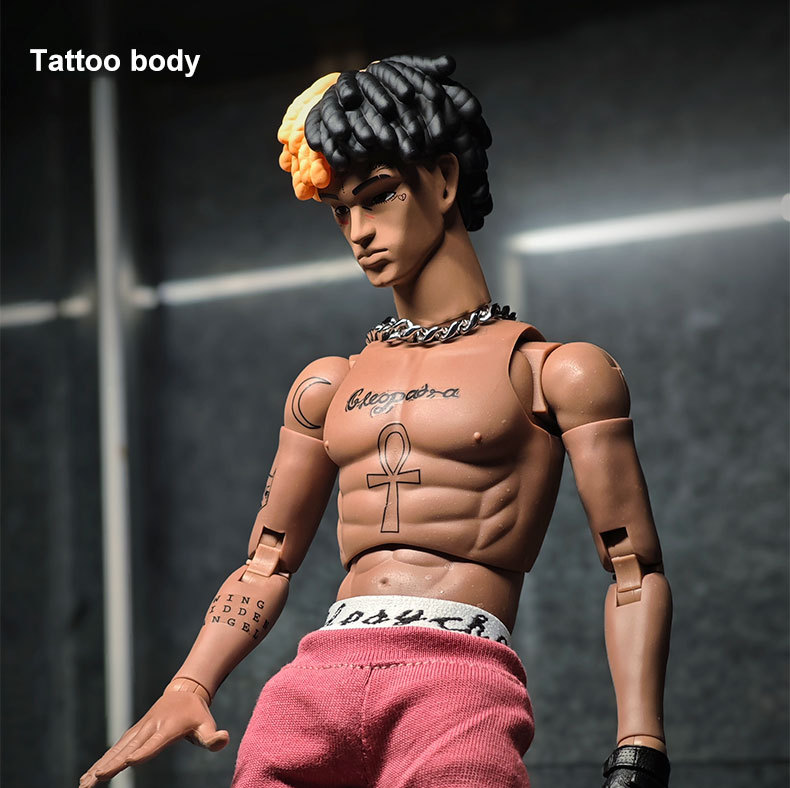 XXX Luxury Version Action Figure with Double Hairstyles and Snorlax Backpack & Wing