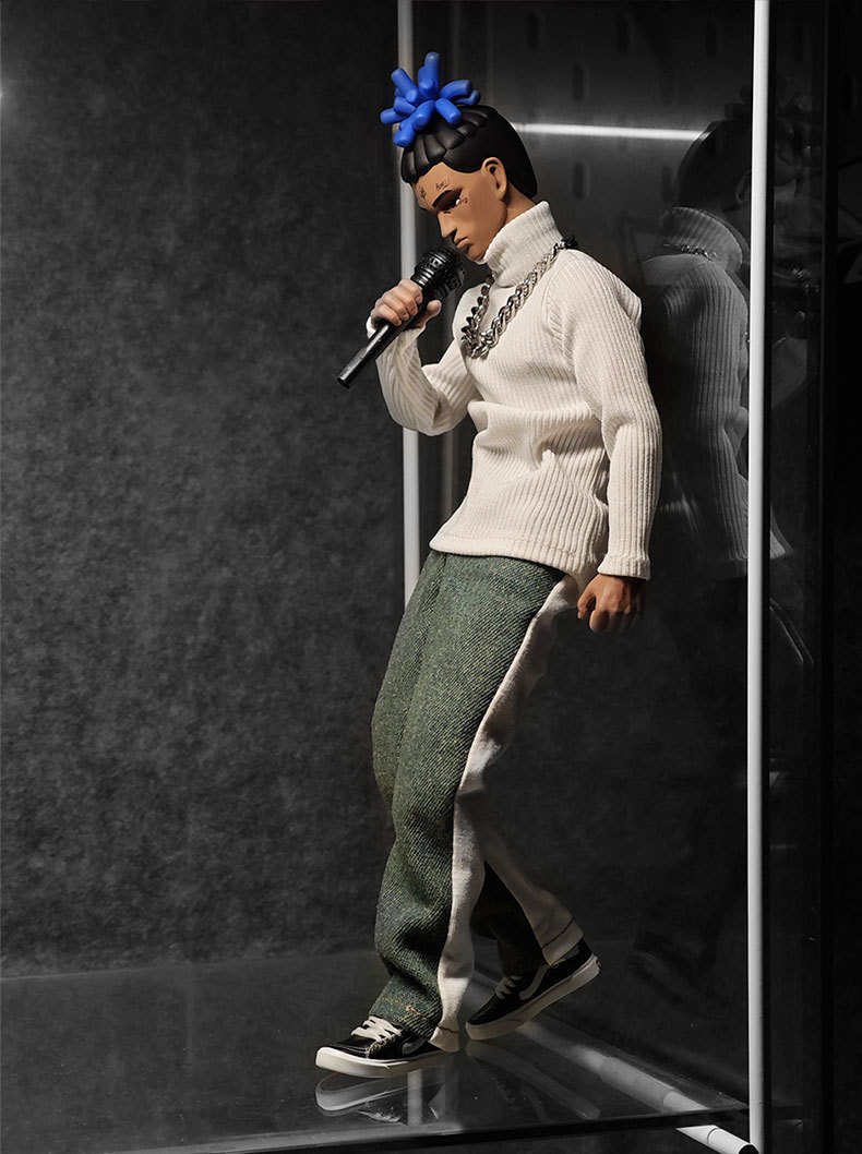 XXX Luxury Version Action Figure with Double Hairstyles and Snorlax Backpack & Wing