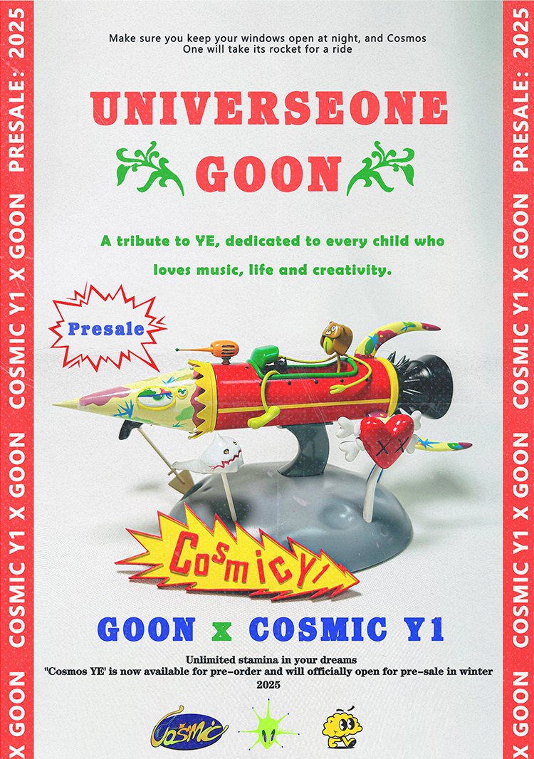 GOON Original YE Universe No.1 Rocket Collectible Model Set – Limited Pre-Order