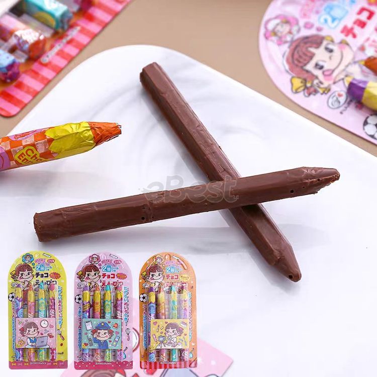 Fujiya Sanrio pencil-shaped chocolates, 27g each, 4 pieces (random design sent).-eBest