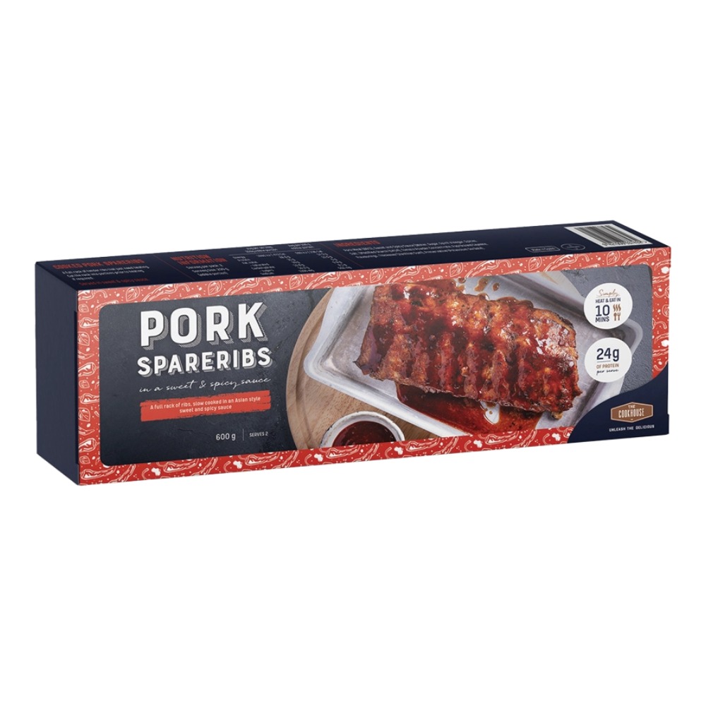 The Cook House Sweet n Spicy Pork Spareribs 600g-eBest